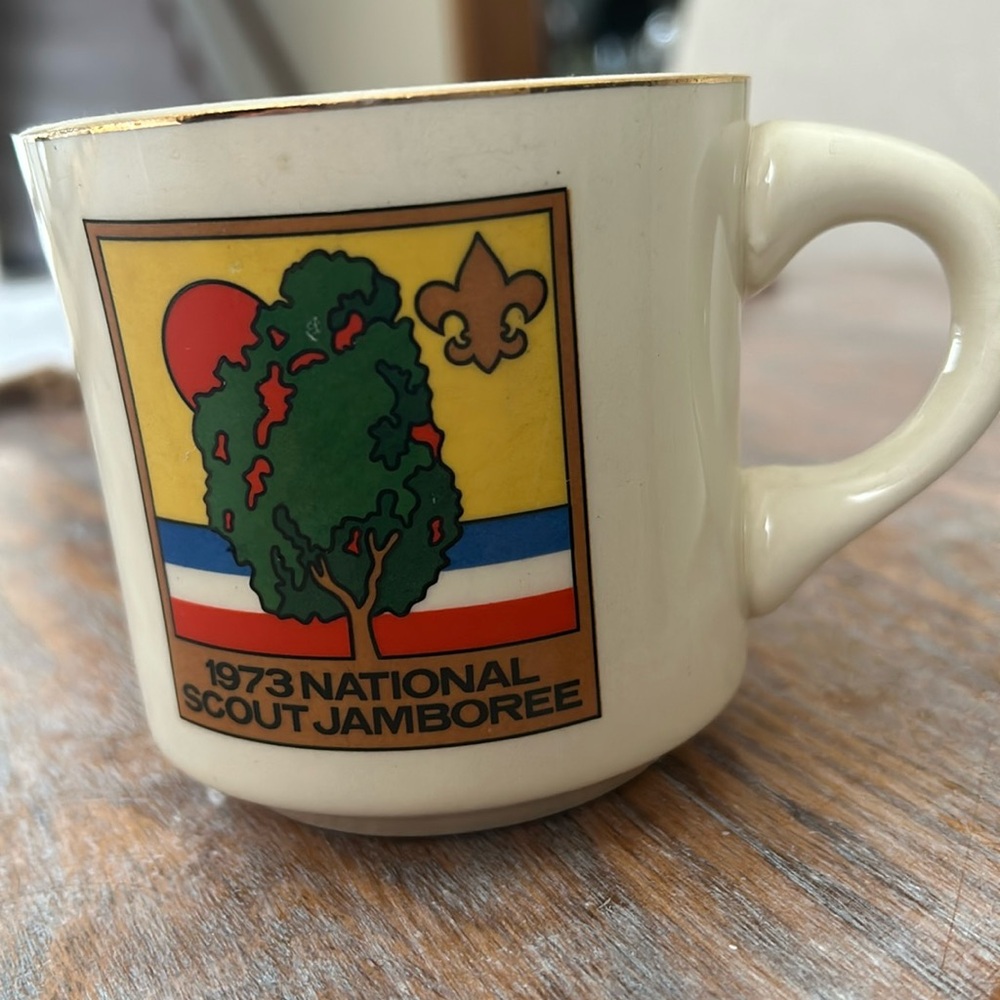 1973 National Boy Scout Jamboree souvenir mug